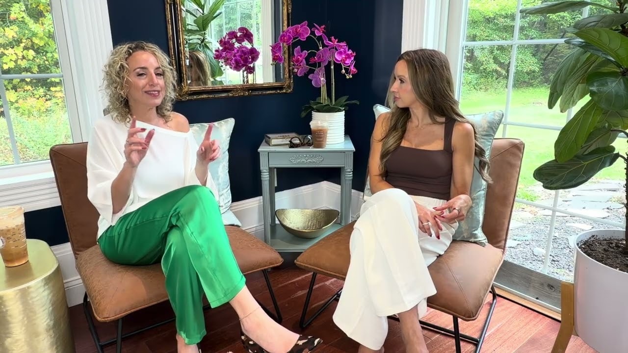 Stacie and Kristin seated together in the Her Way Collective introduction video